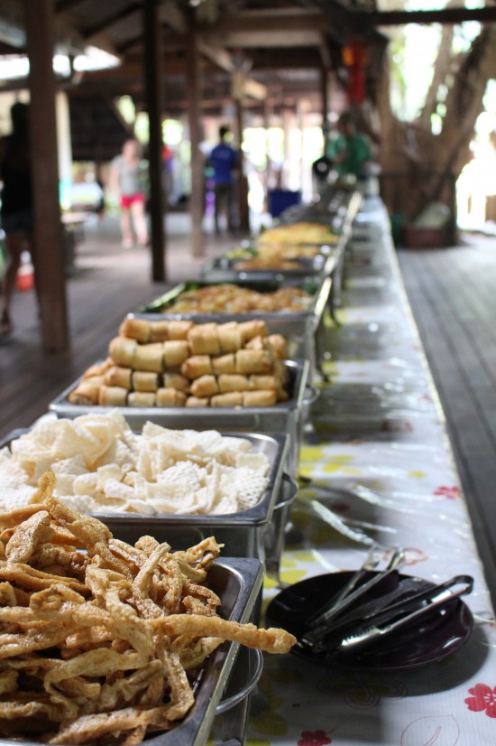 Elephant Nature Park vegetarian buffet