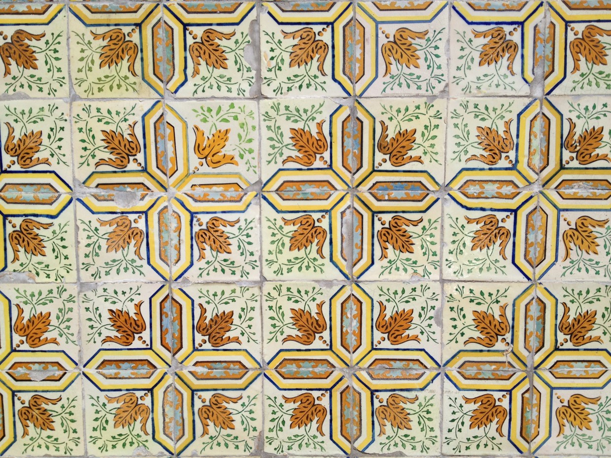 Lisbon square wall tiles