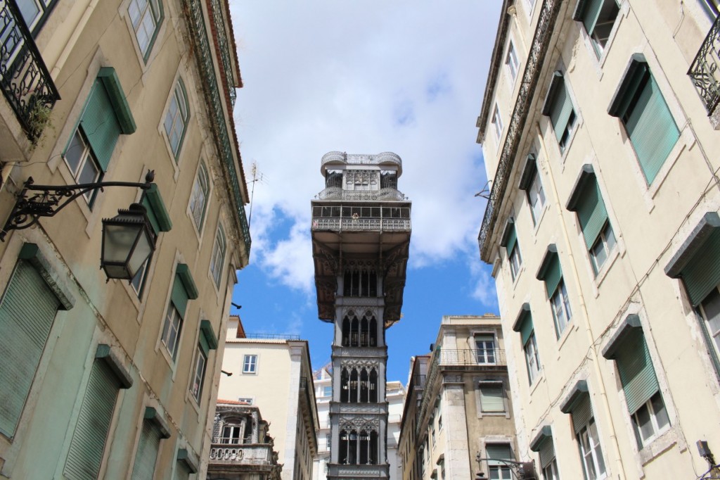 Santa Justa elevator in Lisbon