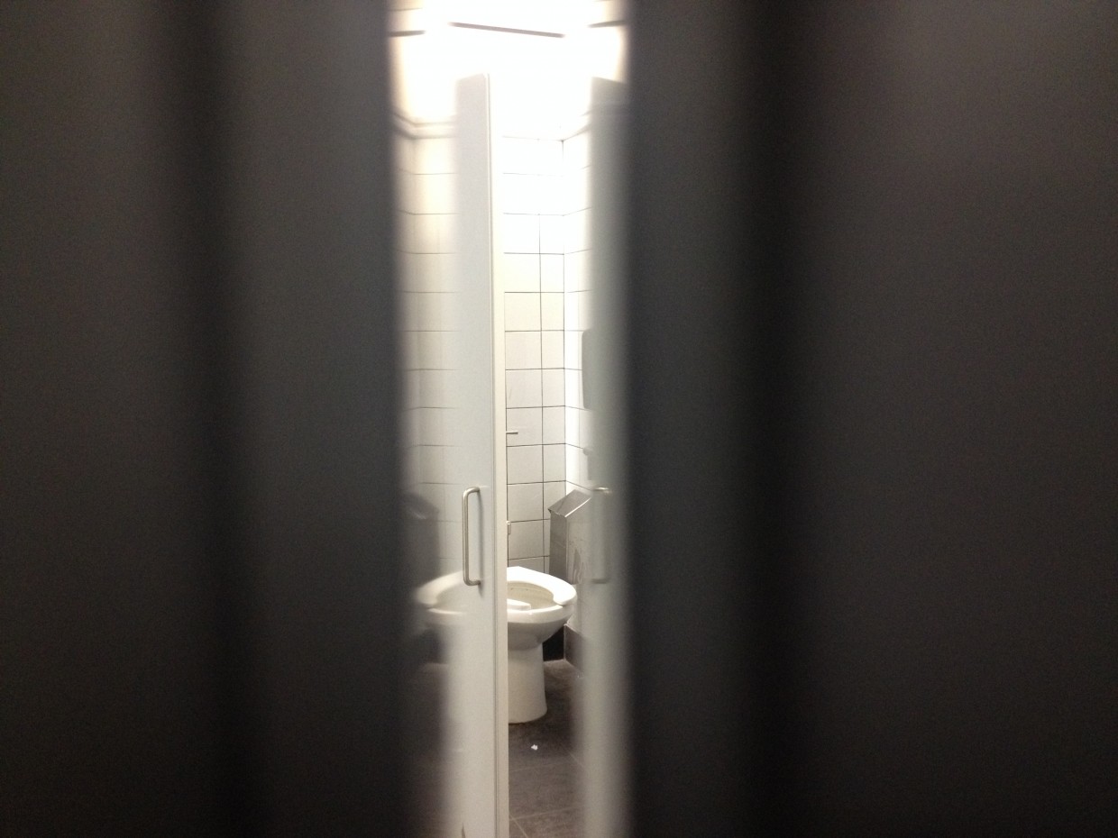 Gaps between toilet doors