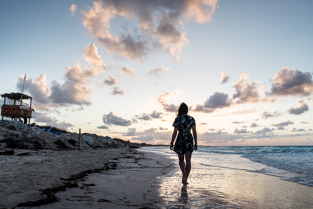 Cayo Santa Maria beach sunset