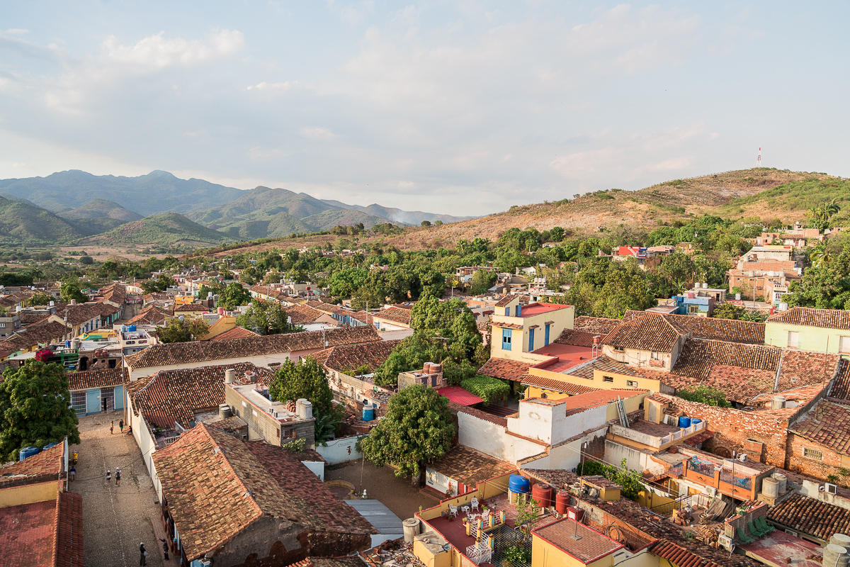 Trinidad sunset view 2 week Cuba itinerary