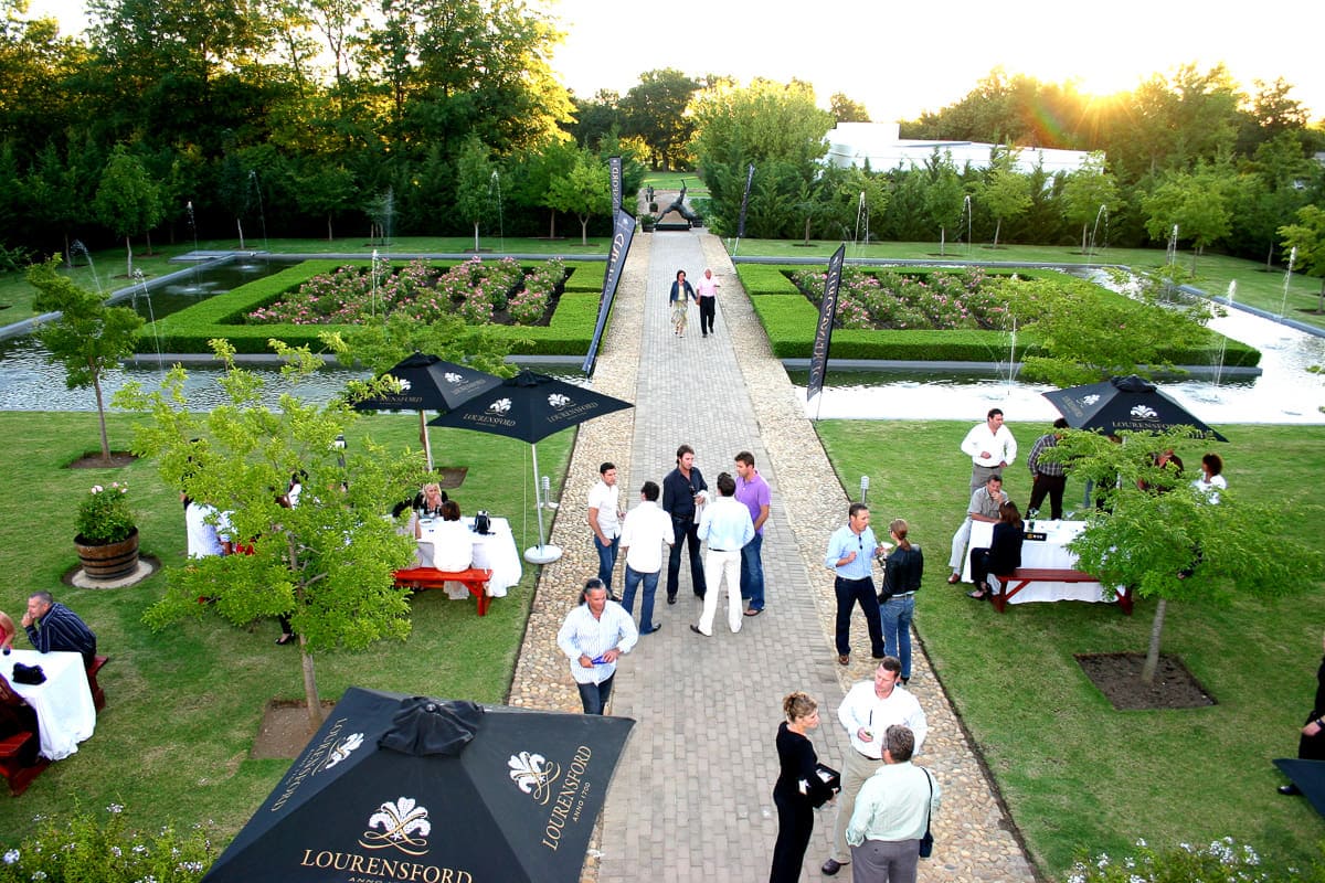 Lourensford tasting outside