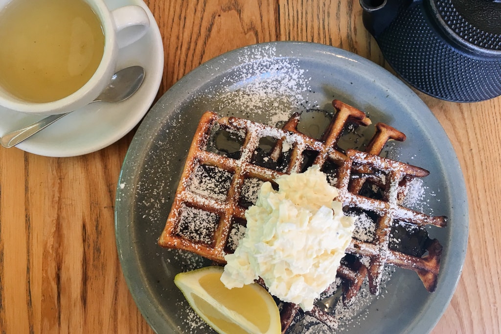 Waffle at Loretta in Wellington brunch