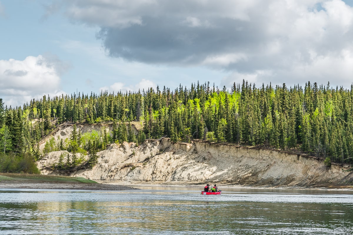 canoeing the Yukon River