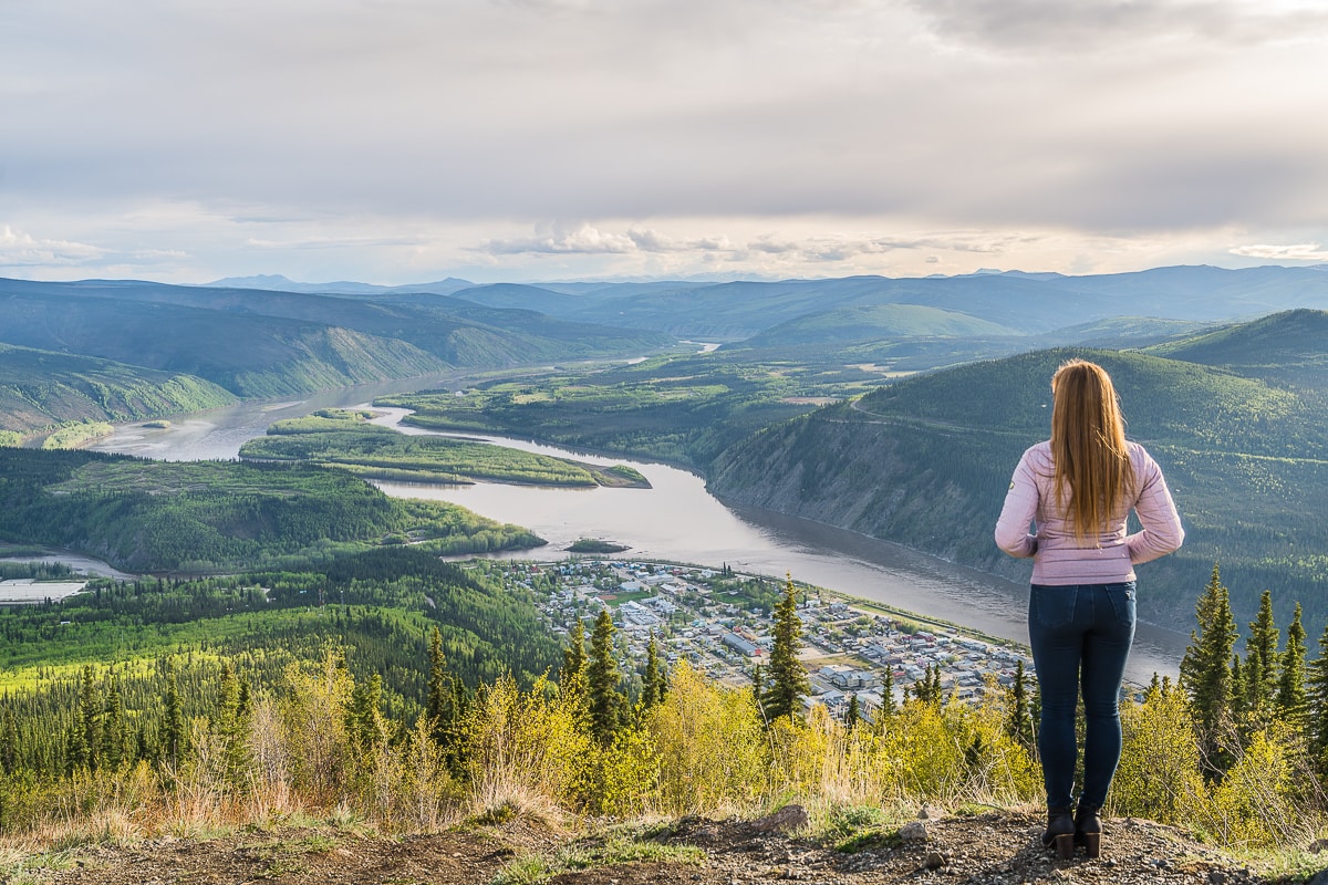 Dawson City viewpoint travel Yukon