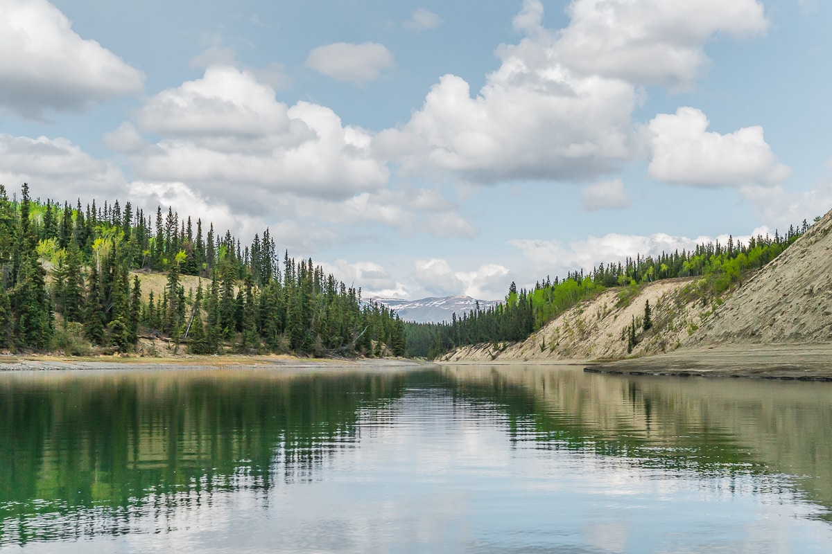 Yukon River Canoe Trip in Summer